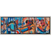Klaus Dobrunz: Bild 'Ecke Aachener Mitte' (2021) (Original / Unikat), gerahmt