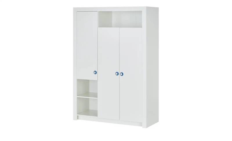Kleiderschrank  3-türig   ¦ weiß ¦ Maße (cm): B: 137 H: 195 T: 56.0 Baby > Babymöbel > Babykleiderschränke - Möbel Kraft
