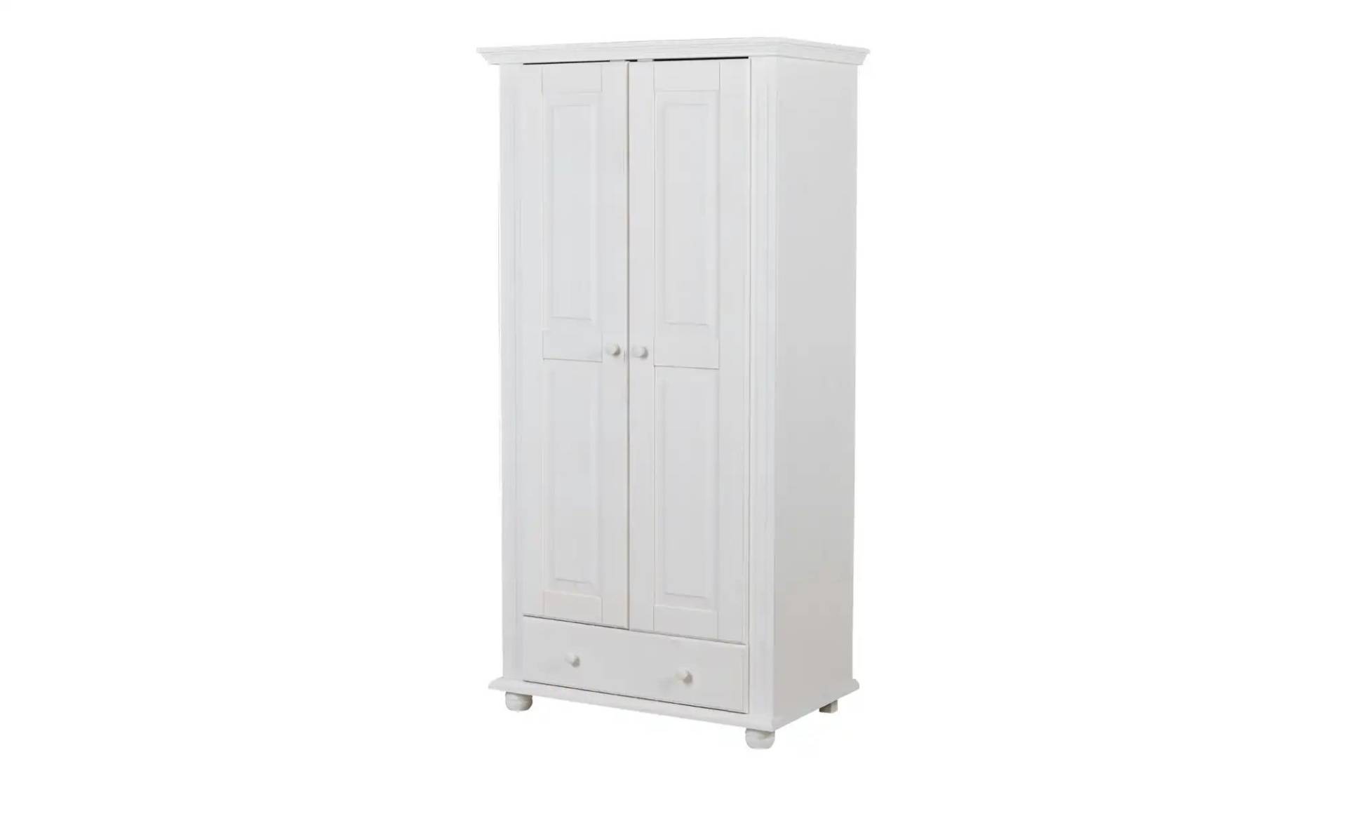 Kleiderschrank 2 türig   ¦ weiß ¦ Maße (cm): B: 96 H: 185 T: 56.0 Baby > Babymöbel > Babykleiderschränke - Möbel Kraft