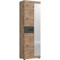 Kleiderschrank 2trg. ROXY RXYGS1 von WOJCIK eiche/filz dunkel
