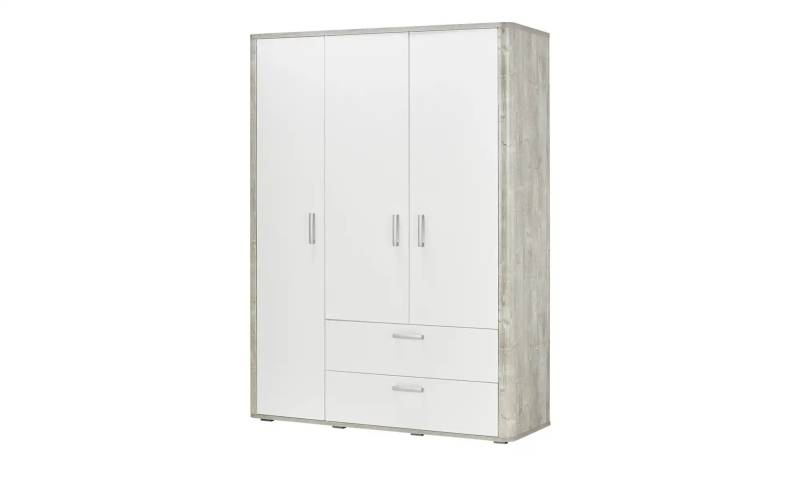 Kleiderschrank 3-türig   ¦ weiß ¦ Maße (cm): B: 138 H: 189 T: 51.0 Baby > Babymöbel > Babykleiderschränke - Möbel Kraft