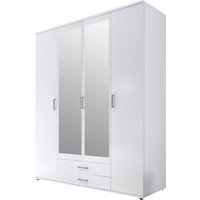 Schlafkontor Kleiderschrank "Karl Drehtürenschrank Schlafzimmerschrank mit Spiegel Garderobe", in 2 Breiten, mit zusätzlichen Einlegeböden TOPSELLER von Schlafkontor