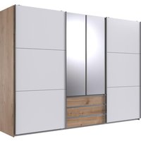 Kleiderschrank 4trg mit 2 Spiegel MAGIC von FRESHTOGO Braun