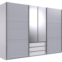 Kleiderschrank 4trg mit 2 Spiegel MAGIC von FRESHTOGO Weiß