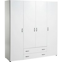 Schlafkontor Drehtürenschrank "Base Kleiderschrank Garderobe Hochschrank", Bega Schrank Bestseller Dauertiefpreis in 3 Breiten und 2 Farben von Schlafkontor