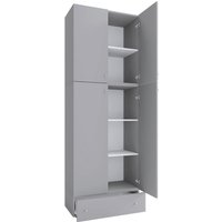 Kleiderschrank Lona grau B/H/T: ca. 70x200x39 cm von VCM Möbel