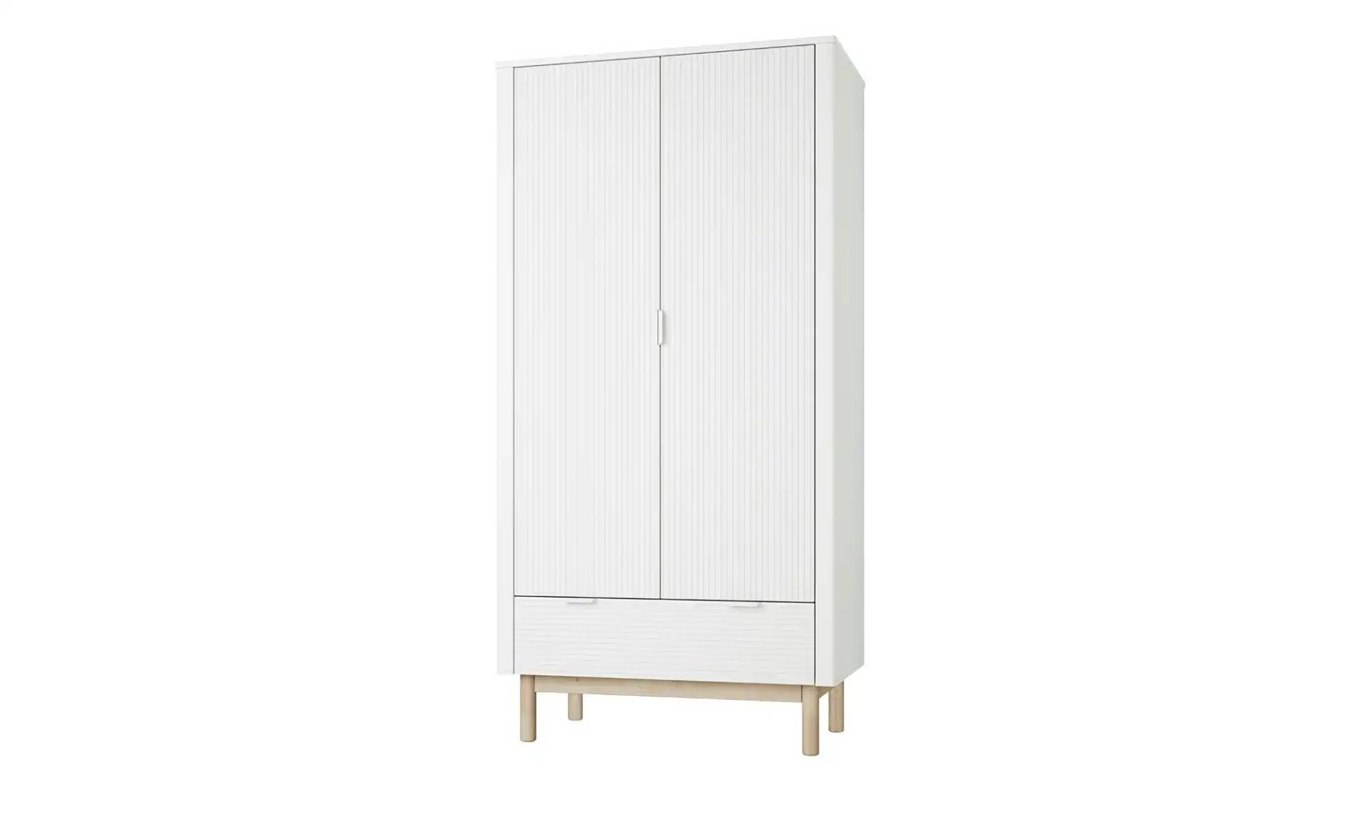 pinio Kleiderschrank  Miloo ¦ weiß ¦ Maße (cm): B: 52,4 H: 197,8 Baby > Babymöbel > Babykleiderschränke - Möbel Kraft