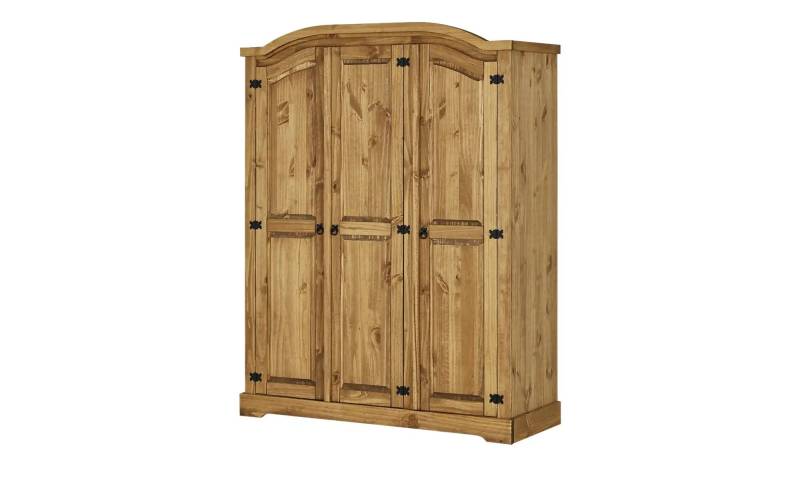 Kleiderschrank   ¦ holzfarben ¦ Maße (cm): B: 151 H: 193 T: 58.0 Schränke > Kleiderschränke > Drehtürenschränke - Möbel Kraft