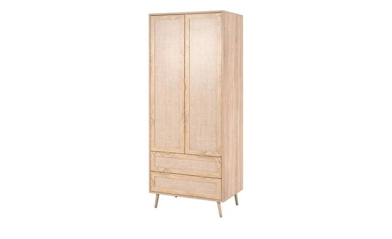 Kleiderschrank   ¦ holzfarben ¦ Maße (cm): B: 80 H: 194,7 T: 55.0 Baby > Babymöbel > Babykleiderschränke - Möbel Kraft