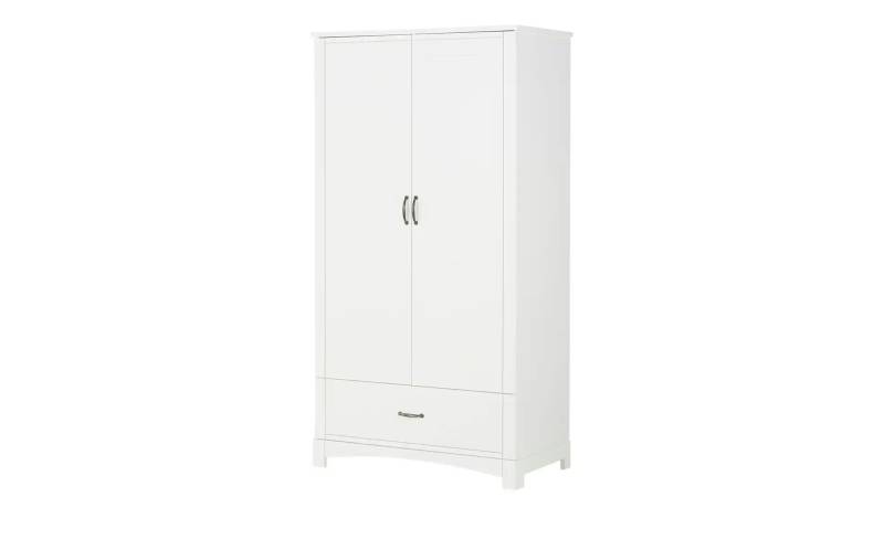 Kleiderschrank   ¦ weiß ¦ Maße (cm): B: 100 H: 190 T: 55.0 Baby > Babymöbel > Babykleiderschränke - Möbel Kraft