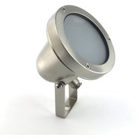 Kleine Außenlampe schwenkbar Messing Glas GU10 IP64 Ø 9,5 cm von Andromeda