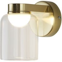 Kleine LED Wandlampe Glasschirm Metall T:16 cm IP44 6 W Kleine LED Wandlampe Glasschirm Metall T:16 cm IP44 6 W von 121004