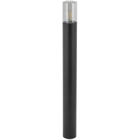 Kleine Pollerleuchte Rauchglas Aluminium E27 IP44 80 cm Kleine Pollerleuchte Rauchglas Aluminium E27 IP44 80 cm von Nowodvorski