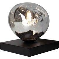 Kleine Tischlampe E14 Schwarz Silber 17,5 cm dekorativ Kleine Tischlampe E14 Schwarz Silber 17,5 cm dekorativ von Eco-Light