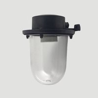 Kleine Wandlampe außen Echt-Messing Glas E27 IP64 18 cm hoch von Andromeda