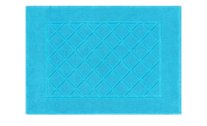 Kleine Wolke Badvorleger  Bridge Cotton K ¦ türkis/petrol ¦ Maße (cm): B: 50 Badtextilien > Badematten & Badvorleger - Höffner
