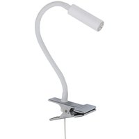 Klemmleuchte Schreibtisch Flexarm 40 cm G9 Weiß Chrom Klemmleuchte Schreibtisch Flexarm 40 cm G9 Weiß Chrom von TK Lighting
