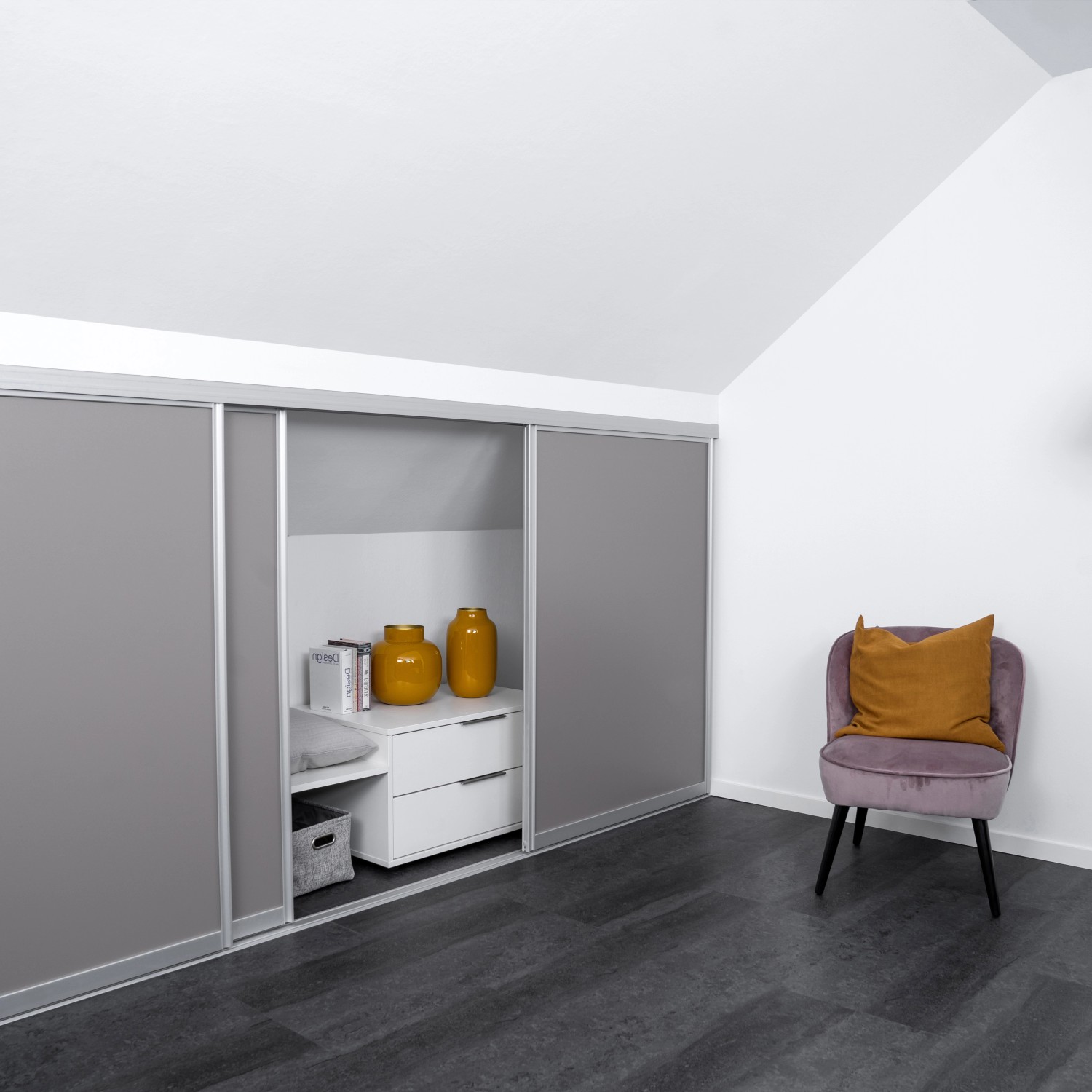 Kniestock-Baupaket Profil Silber Dekor Taupe 1022 mm x 1400 mm Kniestock-Baupaket Profil Silber Dekor Taupe 1022 mm x 1400 mm von Skyscope