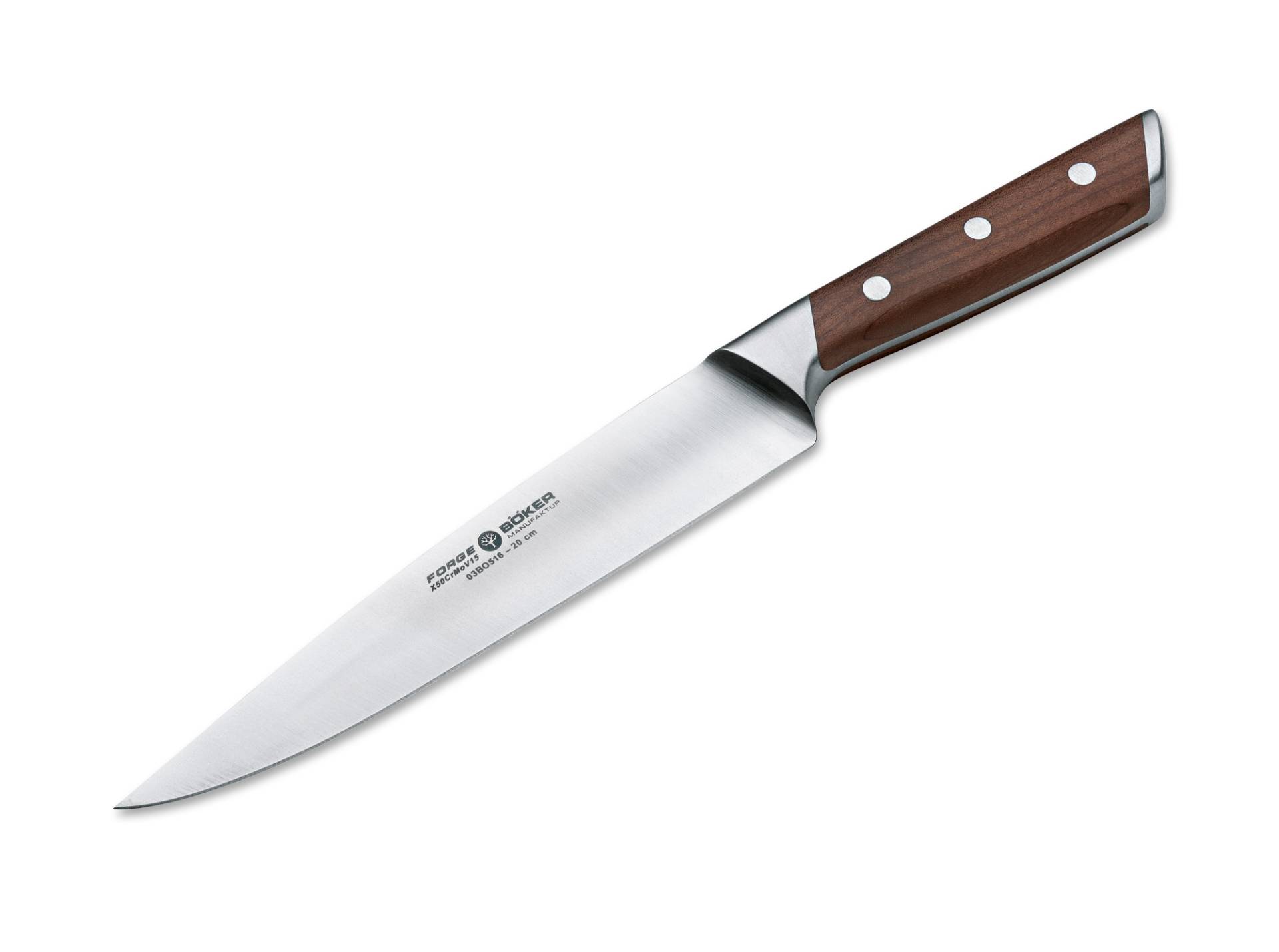 Kochmesser Forge Wood Schinkenmesser KÙchenmesser von Böker Manufaktur