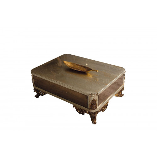 Königlicher Couchtisch Tisch Goldene Tische Barock Rokoko Couchtische