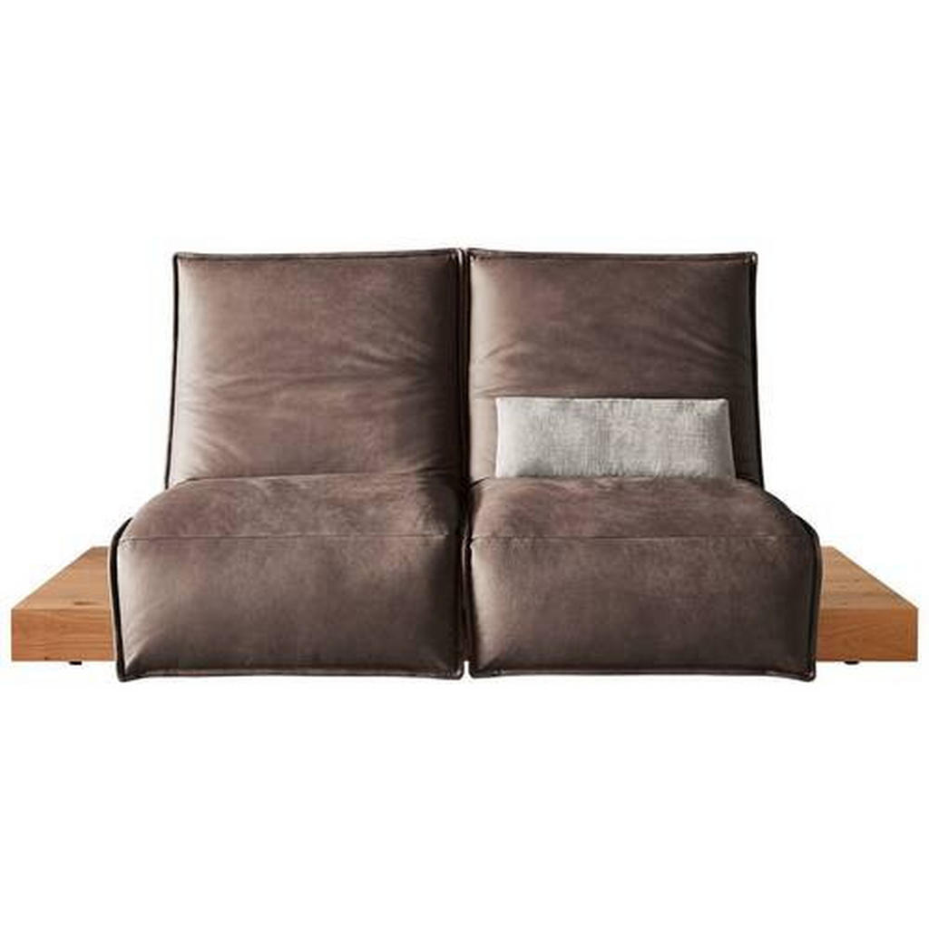 Koinor 2-SITZER-SOFA Braun, Nussbaum