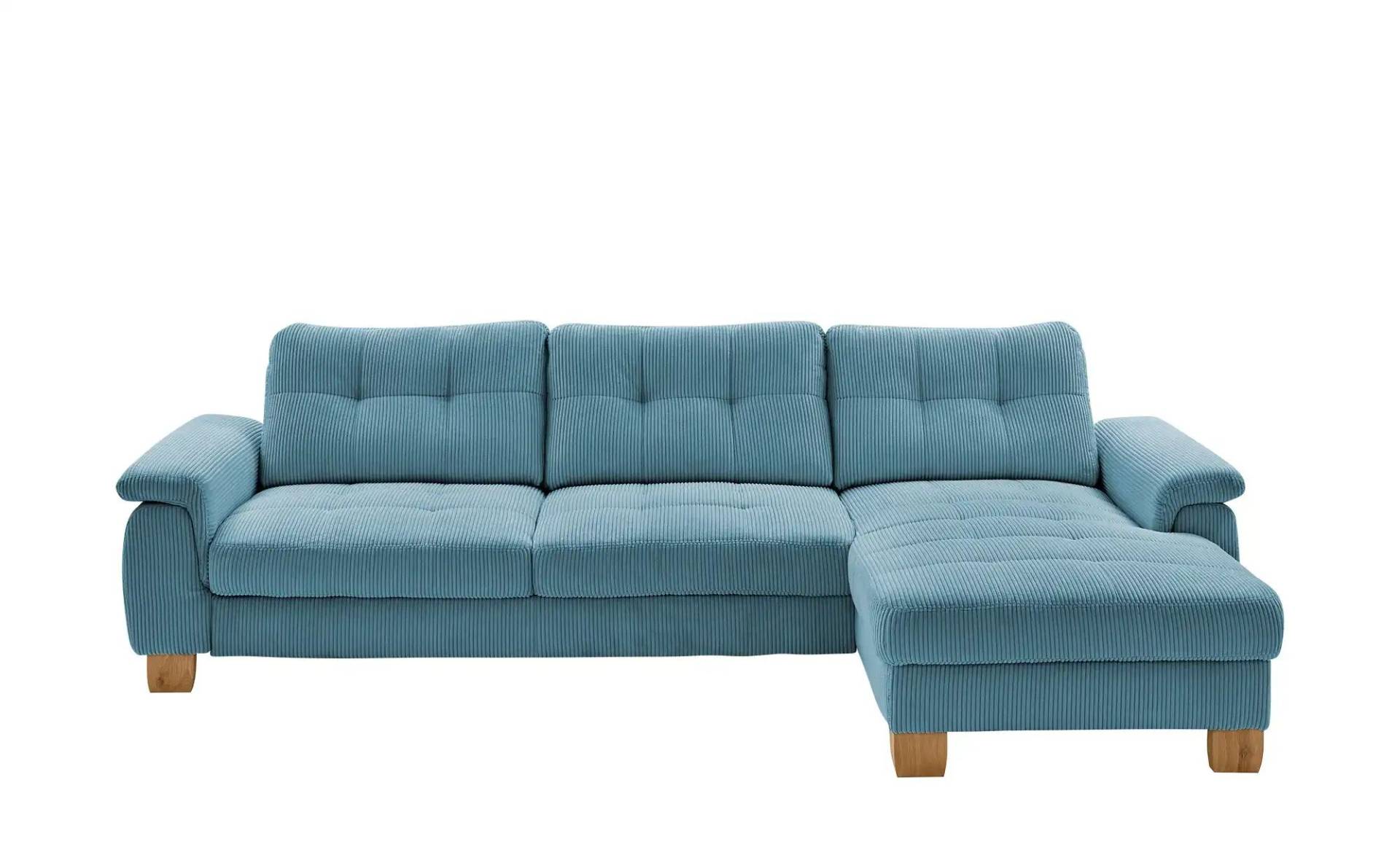 Kollektion Kraft Ecksofa aus Cord Suna ¦ blau ¦ Maße (cm): B: 316 H: 86 T: 177 Polstermöbel > Sofas > Ecksofas - Möbel Kraft