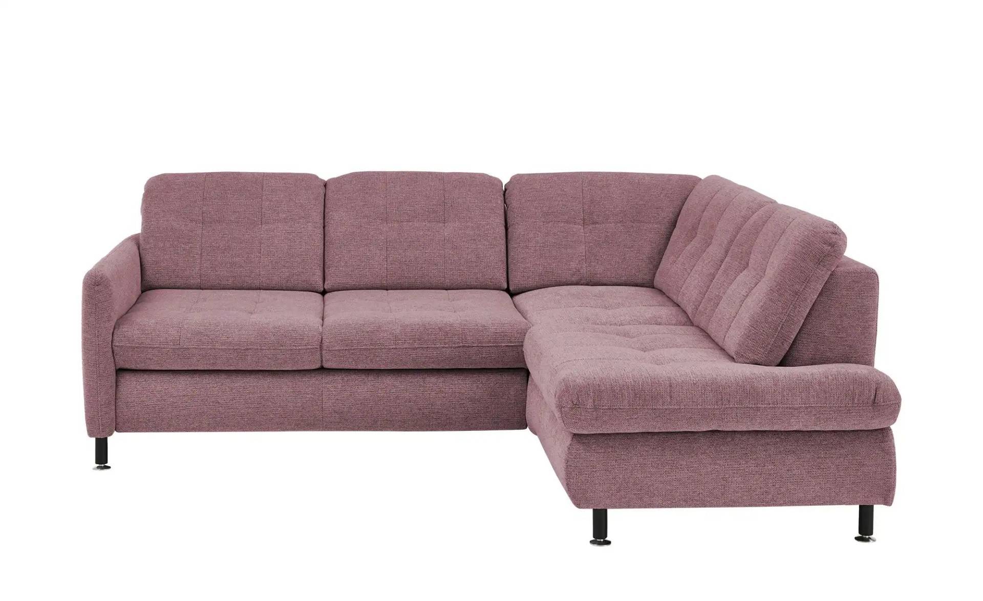 Kollektion Kraft Ecksofa  LIORA ¦ rosa/pink ¦ Maße (cm): B: 242 H: 99 T: 210 Polstermöbel > Sofas > Ecksofas - Möbel Kraft