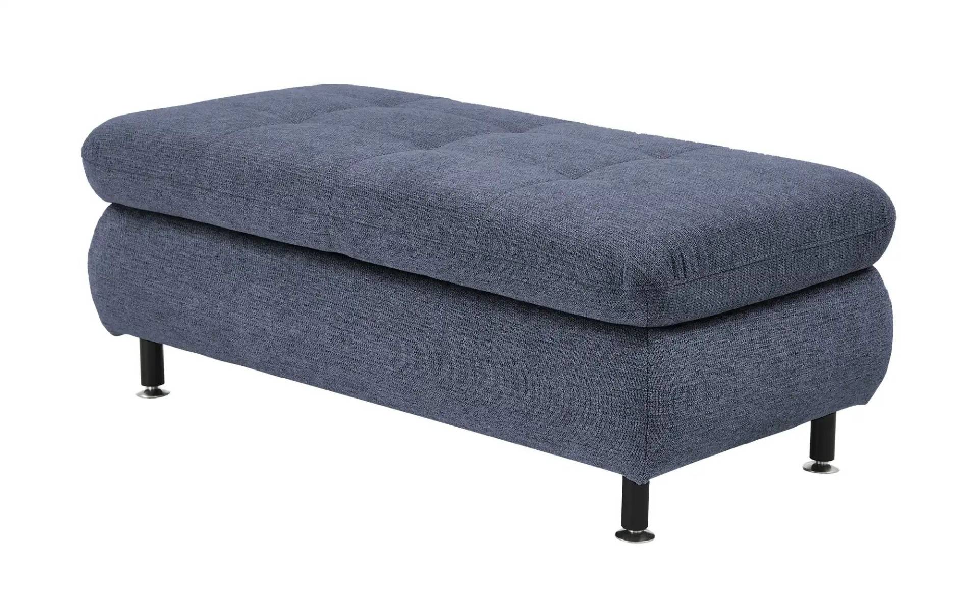 Kollektion Kraft Polsterhocker  Liora ¦ blau ¦ Maße (cm): B: 129 H: 47 T: 64.0 Polstermöbel > Hocker - Möbel Kraft