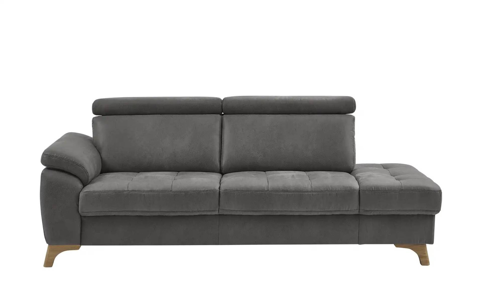 Kollektion Kraft Recamiére  Chloris ¦ grau ¦ Maße (cm): B: 221 H: 107 T: 102.0 Polstermöbel > Ottomanen & Recamiere - Möbel Kraft