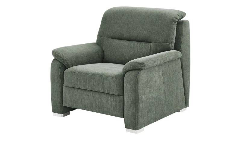 Kollektion Kraft Sessel  Vera ¦ grün ¦ Maße (cm): B: 100 H: 92 T: 95.0 Polstermöbel > Sessel > Fernsehsessel - Möbel Kraft