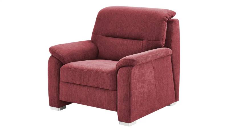 Kollektion Kraft Sessel  Vera ¦ rot ¦ Maße (cm): B: 100 H: 92 T: 95.0 Polstermöbel > Sessel > Fernsehsessel - Möbel Kraft