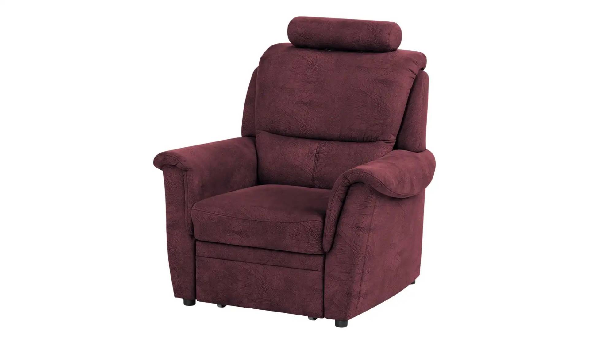 Kollektion Kraft Sessel mit Hocker als Auszug Chris ¦ rot ¦ Maße (cm): B: 102 H: 96 T: 92.0 Polstermöbel > Sessel > Fernsehsessel - Möbel Kraft