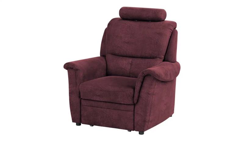 Kollektion Kraft Sessel mit Hocker als Auszug Chris ¦ rot ¦ Maße (cm): B: 102 H: 96 T: 92.0 Polstermöbel > Sessel > Fernsehsessel - Möbel Kraft