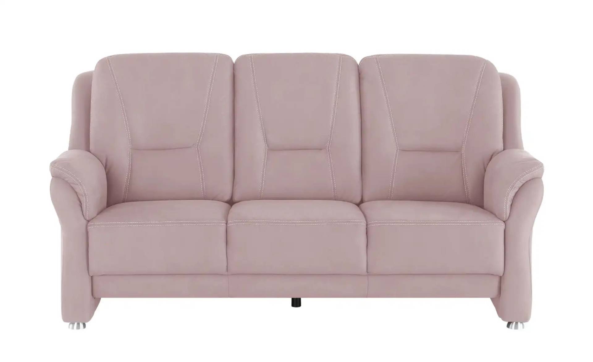 Kollektion Kraft Sofa 3-sitzig aus Mikrofaser Wilma ¦ rosa/pink ¦ Maße (cm): B: 198 H: 97 T: 89 Polstermöbel > Sofas > 3-Sitzer - Möbel Kraft