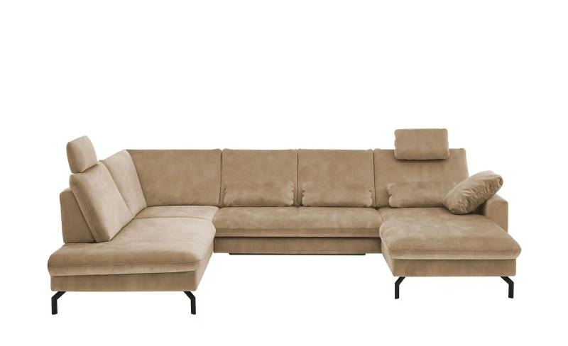 Kollektion Kraft Wohnlandschaft aus Mikrofaser Grace ¦ beige ¦ Maße (cm): B: 332 H: 89 T: 220.0 Polstermöbel > Sofas > Schlafsofas - Möbel Kraft