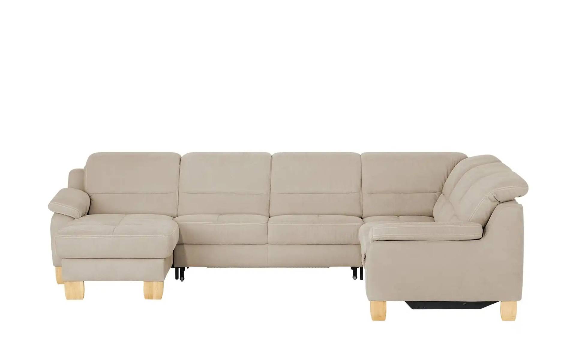 Kollektion Kraft Wohnlandschaft aus Mikrofaser Hanna ¦ braun ¦ Maße (cm): B: 322 H: 84 T: 264 Polstermöbel > Sofas > Schlafsofas - Möbel Kraft