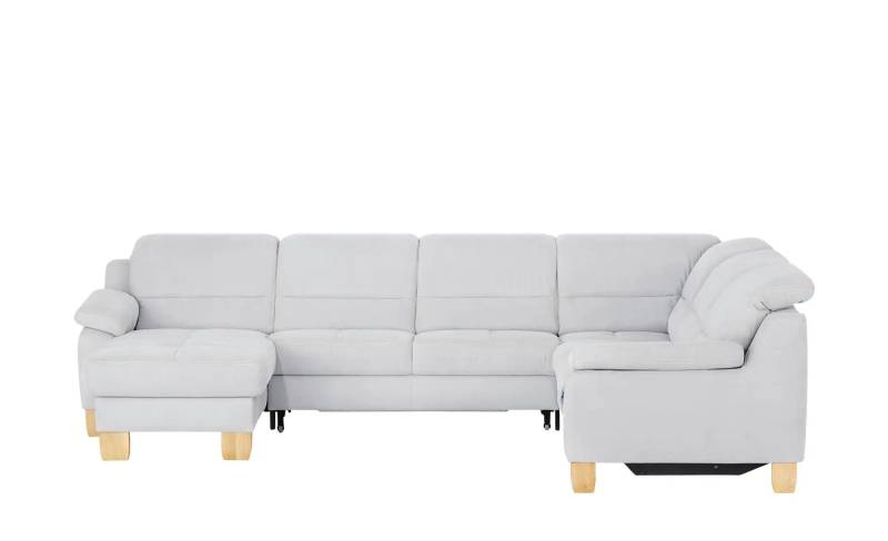 Kollektion Kraft Wohnlandschaft aus Mikrofaser Hanna ¦ grau ¦ Maße (cm): B: 322 H: 84 T: 264.0 Polstermöbel > Sofas > Schlafsofas - Möbel Kraft