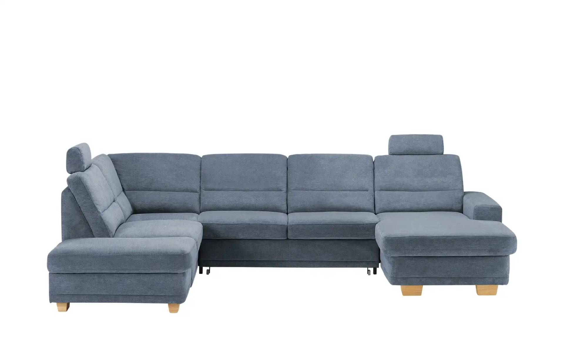 Kollektion Kraft Wohnlandschaft aus Mikrofaser Marc ¦ blau ¦ Maße (cm): B: 311 H: 85 T: 234 Polstermöbel > Sofas > Schlafsofas - Möbel Kraft