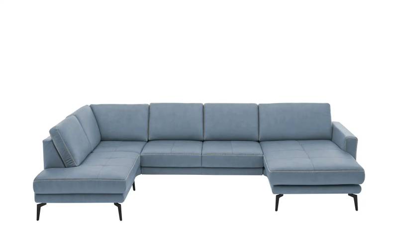 Kollektion Kraft Wohnlandschaft aus Mikrofaser Mike ¦ blau ¦ Maße (cm): B: 327 H: 86 T: 180.0 Polstermöbel > Sofas > Wohnlandschaften - Möbel Kraft