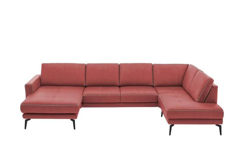 Kollektion Kraft Wohnlandschaft aus Mikrofaser Mike ¦ rot ¦ Maße (cm): B: 327 H: 86 T: 180.0 Polstermöbel > Sofas > Wohnlandschaften - Möbel Kraft