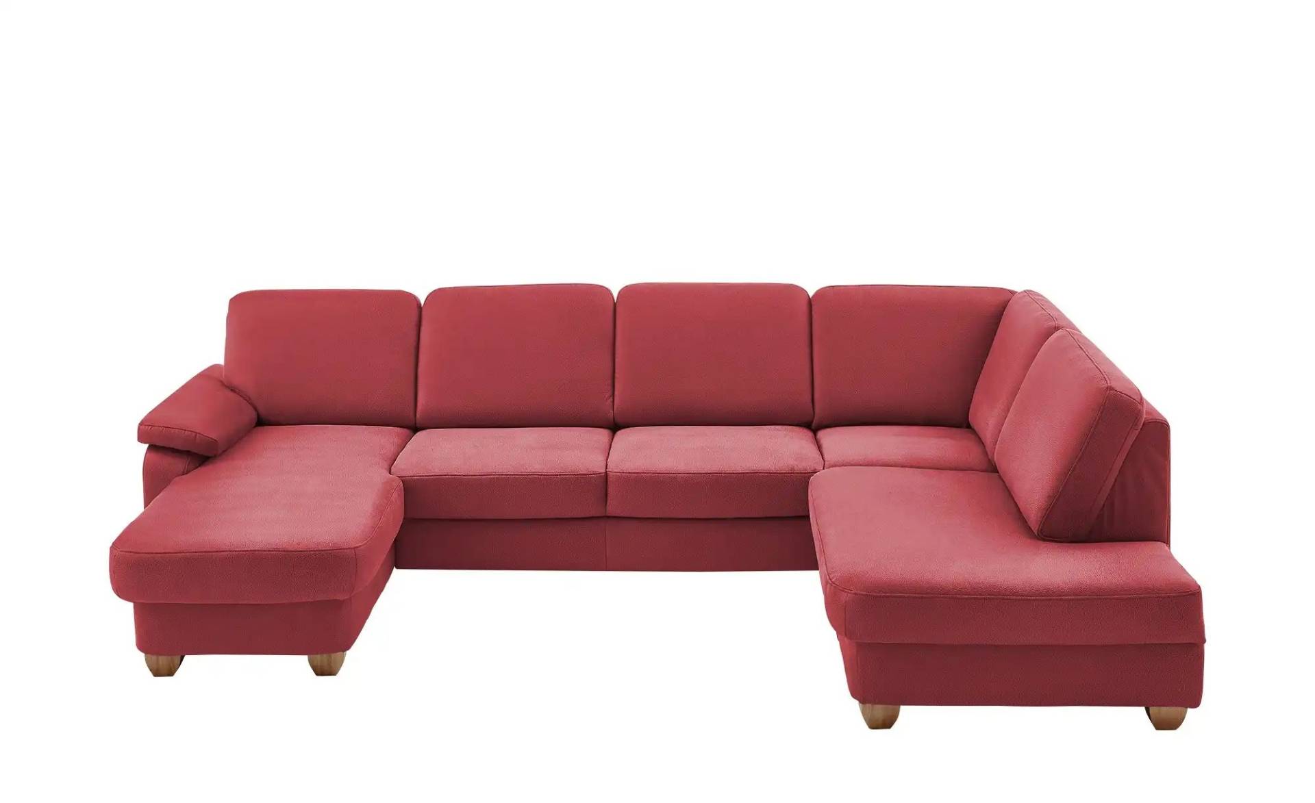 Kollektion Kraft Wohnlandschaft  aus Kunstleder Oliver ¦ rot ¦ Maße (cm): B: 300 H: 85 T: 202.0 Polstermöbel > Sofas > Schlafsofas - Möbel Kraft