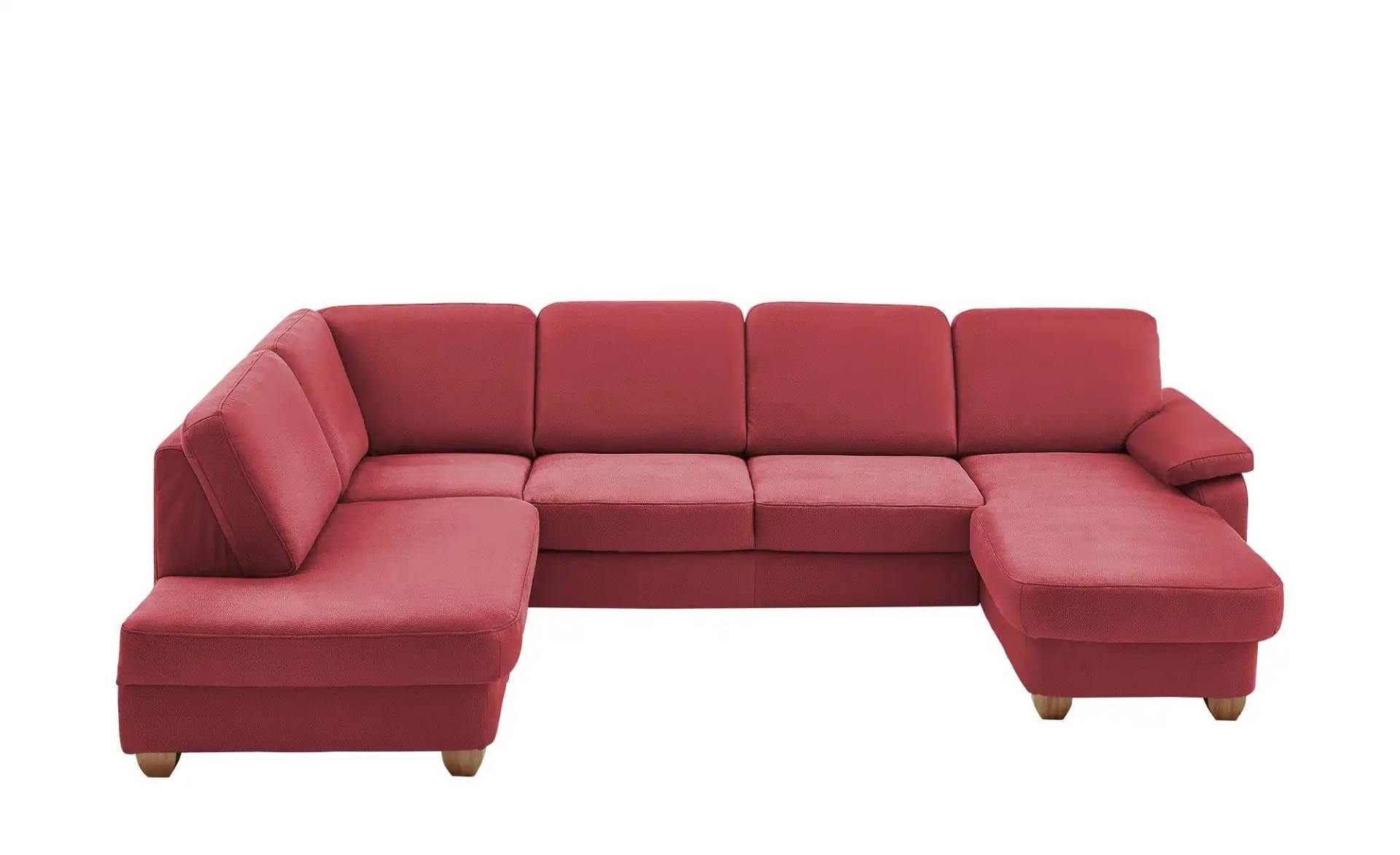 Kollektion Kraft Wohnlandschaft  aus Kunstleder Oliver ¦ rot ¦ Maße (cm): B: 300 H: 85 T: 202.0 Polstermöbel > Sofas > Schlafsofas - Möbel Kraft