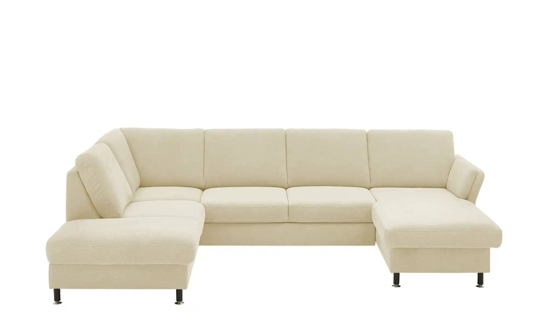 Kollektion Kraft Wohnlandschaft aus Flachgewebe Veit ¦ beige ¦ Maße (cm): B: 305 H: 90 T: 200.0 Polstermöbel > Sofas > Schlafsofas - Möbel Kraft