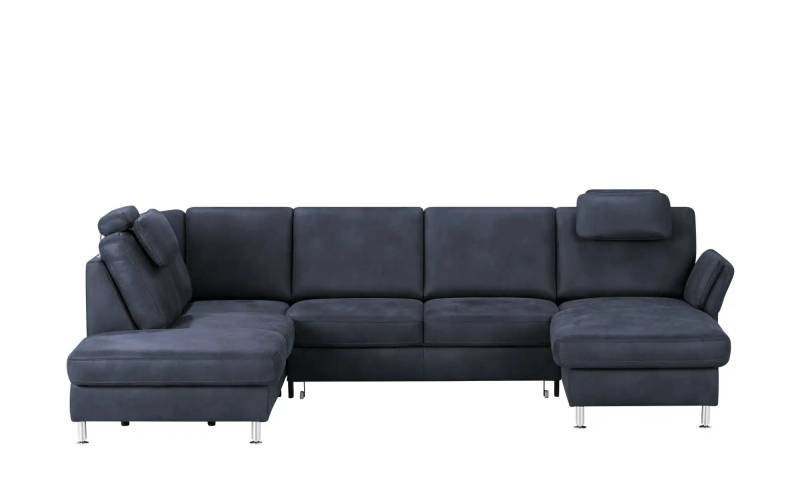 Kollektion Kraft Wohnlandschaft  Veit ¦ blau ¦ Maße (cm): B: 305 H: 90 T: 200.0 Polstermöbel > Sofas > Ledersofas - Möbel Kraft