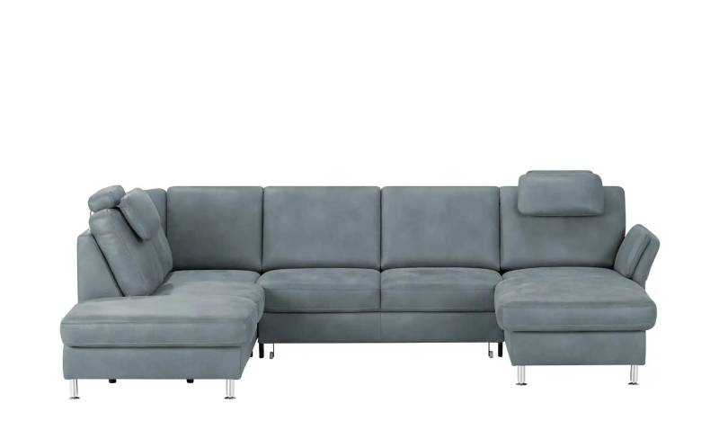 Kollektion Kraft Wohnlandschaft  Veit ¦ blau ¦ Maße (cm): B: 305 H: 90 T: 200.0 Polstermöbel > Sofas > Ledersofas - Möbel Kraft