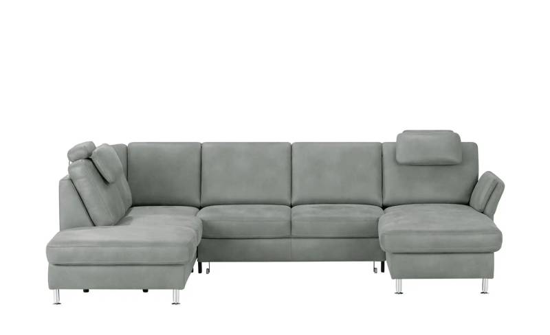 Kollektion Kraft Wohnlandschaft  Veit ¦ grün ¦ Maße (cm): B: 305 H: 90 T: 200.0 Polstermöbel > Sofas > Ledersofas - Möbel Kraft
