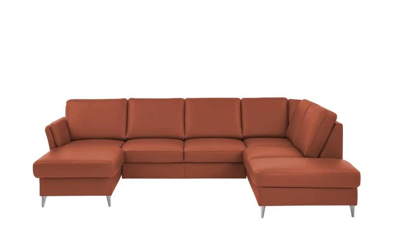 Kollektion Kraft Wohnlandschaft  Veit ¦ rot ¦ Maße (cm): B: 305 H: 90 T: 200.0 Polstermöbel > Sofas > Ledersofas - Möbel Kraft