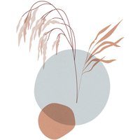 Komar Poster Bohemian Reedbeds Pflanzen B/L: ca. 40x50 cm von Komar
