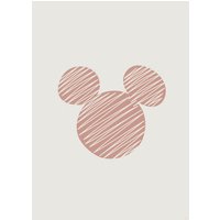 Komar Wandbild Striped Mouse Disney B/L: ca. 50x70 cm von Komar