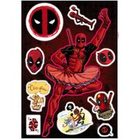 Komar Wandtattoo Deadpool Derppool Disney Deadpool Derppool B/L: ca. 50x70 cm von Komar